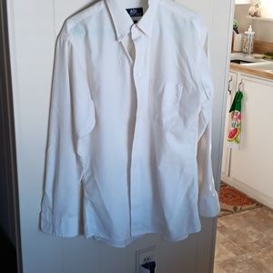 Stafford white dress shirt 16 neck mens